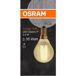 OSRAM 4058075293496 LED Energetická třída (EEK2021) F (A - G) E14 kapkový tvar 4 W = 35 W teplá bílá (Ø x d) 45.0 mm x 78.0 mm 1 ks