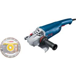 Bosch Professional GWS 22-230 J 06018C1301 úhlová bruska 230 mm, vč. rozbrušovacího kotouče, 2200 W