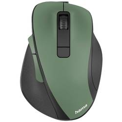 Hama ergonomická myš bezdrátový optická lesní zelená 6 tlačítko 1600 dpi ergonomická, nabíjecí