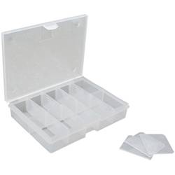 VISO box na součástky, (d x š x v) 130 x 100 x 30 mm, přihrádek: 10, 1 ks