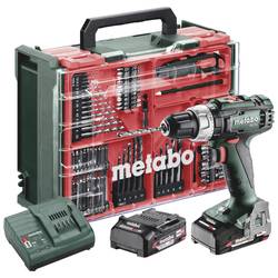 Metabo SB 18 L Set -aku příklepový šroubovák vč. 2x aku, vč. nabíječky, kufřík, vč. příslušenství, bezkartáčové