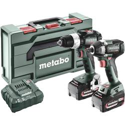 Metabo BSLBL+SSWLT300BL aku vrtací šroubovák, aku rázový utahovák 18 V, 5.2 Ah Li-Ion, 685203000, akumulátor, vč. nabíječky