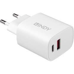 LINDY 20W USB Typ A & C Charger USB nabíječka 20 W vnitřní USB A, USB-C® Počet výstupů: 2 x