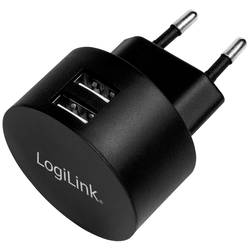 LogiLink PA0218 USB nabíječka 10.5 W vnitřní, do zásuvky (230 V) Výstupní proud (max.) 2100 mA USB A Počet výstupů: 2 x