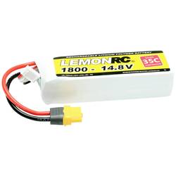 LemonRC 15718 akupack Li-Pol (modelářství), 14.8 V, 1800 mAh, články 4, 35 C, Softcase, XT60