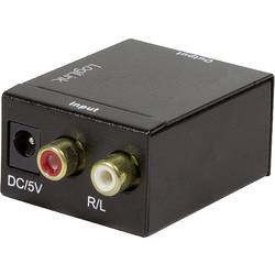 LogiLink CA0102 Toslink / cinch audio adaptér černá