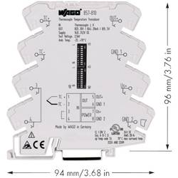 WAGO Konfigurovatelný měřicí převodník pro termočlánky typu J, K 857-810