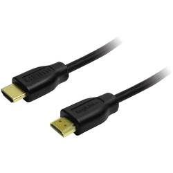 LogiLink HDMI kabel Zástrčka HDMI-A, Zástrčka HDMI-A 5.00 m černá CH0039 4K UHD HDMI kabel