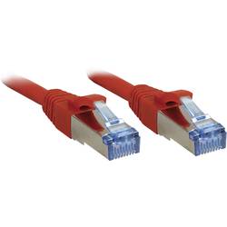 LINDY 47162 RJ45 síťové kabely, propojovací kabely CAT 6A S/FTP 1.00 m červená s ochranou 1 ks