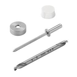 Weidmüller TPSD FIXING SET KTB upevňovací sada (d x š x v) 3 x 10 x 40 mm, nerezová ocel, stříbrná, 1 ks