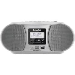 TechniSat DIGITRADIO 1990 0001/3952 CD-rádio, DAB+, FM, AUX, Bluetooth, CD, USB, s USB nabíječkou, funkce alarmu, stříbrná