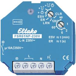 FSR61NP-230V Eltako bezdrátový spínač pohonu spínač proudového impulsu 1kanálový pod omítku Spínací výkon (max.) 2000 W Max. dosah 100 m