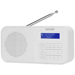 Denver DAB-42 111111000440 kapesní rádio, DAB+, FM, funkce alarmu, bílá