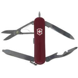 Victorinox Midnite Manager 0.6366 švýcarský kapesní nožík s LED světlem počet funkcí 10 červená