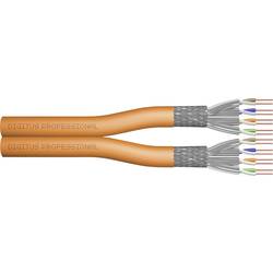 Digitus DK-1743-VH-D ethernetový síťový kabel CAT 7 S/FTP 4 x 2 x 0.57 mm oranžová metrové zboží