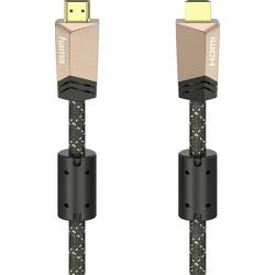 Hama HDMI kabel Zástrčka HDMI-A, Zástrčka HDMI-A 1.50 m hnědá 00205025 4K UHD HDMI kabel