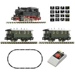 Fleischmann 5160003 Startovací set s parní lokomotivou a osobním vozem N Analog BR 80