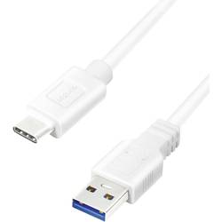 LogiLink USB kabel USB 3.2 Gen1 (USB 3.0 / USB 3.1 Gen1) USB-A zástrčka, USB-C ® zástrčka 1.50 m CU0175