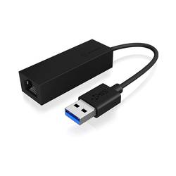 RaidSonic USB 3.0 A-Type zu RJ-45 Ethernet Port síťový adaptér LAN (až 1 Gbit/s), USB 2.0, USB 3.2 (Gen 1x1)