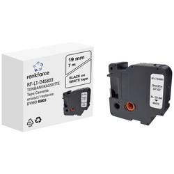 páska do štítkovače Renkforce RF-LT-D45803 kompatibilní náhradní DYMO D1 - 45803 19 mm Barva pásky: bílá Barva písma: černá 7 m