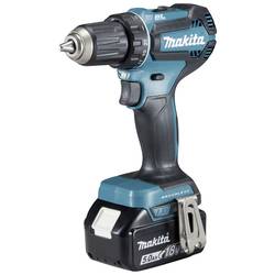 Makita DDF485RTJ aku vrtací šroubovák 18 V, 5.0 Ah DDF485RTJ, vč. 2x aku, vč. nabíječky, kufřík