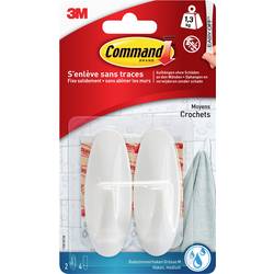 3M Command™ Medium Designer Haken (d x š x v) 79 x 29 x 29 mm bílá Množství: 2 ks