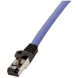 LogiLink CQ8106S RJ45 CAT 8.1 S/FTP 15.00 m modrá stínění pletivem, bez halogenů 1 ks