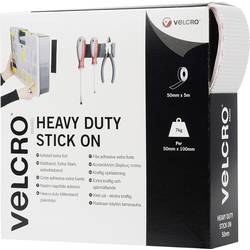 VELCRO® VEL-EC60244 pásek se suchým zipem lepicí háčková a flaušová část, extra silná (d x š) 5000 mm x 50 mm bílá 5 m