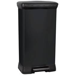 Curver Deco bin metalics 246364 odpadkový koš 50 l (š x v x h) 390 x 720 x 290 mm černá 1 ks