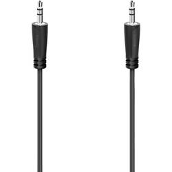 Hama 00205116 jack audio kabel [1x jack zástrčka 3,5 mm - 1x jack zástrčka 3,5 mm] 5 m černá