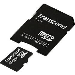 Transcend Premium paměťová karta microSDHC Industrial 16 GB Class 10, UHS-I vč. SD adaptéru