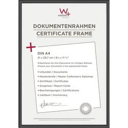 walther+ design KV130B vyměnitelný fotorámeček Formát papíru: A4 černá