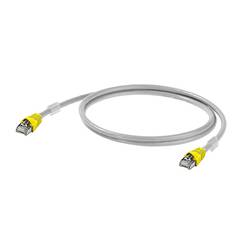 Weidmüller RJ45 (křížený) síťový kabel CAT 6A S/FTP 15.00 m šedá UL certifikace, samozhášecí, s ochranou