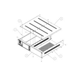 Rohde & Schwarz HZN96 Montážní sada 19 2HE, 3638.7813.02, montážní kit, 1 ks