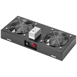 Digitus DN-19 FAN-2-WM-T-SW 19 palec 2 x větrák pro datové skříně černá