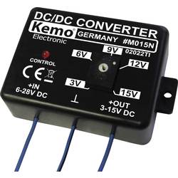 měnič napětí Kemo M015N, 3 - 15 V/DC