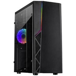 Inter-Tech B-02 RGB tower PC skříň černá