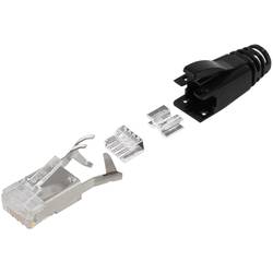 BEL Stewart Connectors SS-39200-030 Konektor RJ45 CAT 6 SS-39200-030 zástrčka, rovná počet pólů: 8P8C černá 1 ks