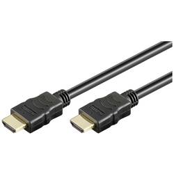 Goobay HDMI kabel Zástrčka HDMI-A, Zástrčka HDMI-A 15.00 m černá 61164 4K UHD, Pozlacený, eARC HDMI kabel