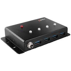 LINDY 443492 4 porty USB 3.0 hub černá