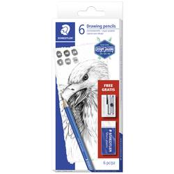 Staedtler Lumograph 61 100 C6 sada tužek Označení tvrdosti: 6B, 4B, 2B, HB, HB, 2H 1 sada