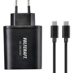 VOLTCRAFT UC-3ACX001 USB nabíječka 38 W do zásuvky (230 V) Výstupní proud (max.) 3000 mA Počet výstupů: 3 x USB, USB-C® zásuvka (nabíjení)