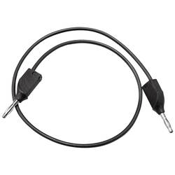 Mueller Electric BU-2929-M-20-0 měřicí kabel banánková zástrčka 4 mm banánková zástrčka 4 mm 0.5 m černá 1 ks