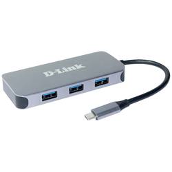 D-Link DUB-2335 6 portů USB-C® (USB 3.1) Multiport hub antracitová