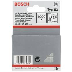 Bosch Accessories 1609200365 svorky z jemného drátu Typ 53 1000 ks Rozměry (d x š) 8 mm x 11.40 mm