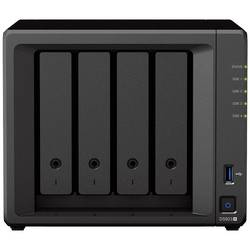 Synology DiskStation DS923+ skříň pro NAS server 0 GB 4 Bay 2x USB 3.0 hub, vypínač, eSATA konektor, s podporou RAID, 2x připojovací místo M.2 DS923+