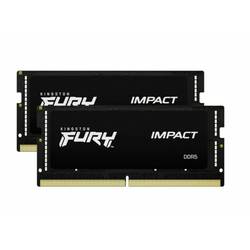 Kingston FURY Impact Sada RAM pamětí pro notebooky DDR5 64 GB 2 x 32 GB Bez ECC 5600 MHz 262pinový modul SO DIMM CL40 KF556S40IBK2-64