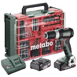 Metabo SB 18 L BL Set 613157710 aku rázový utahovák 65 Nm 18 V Počet přibalených akumulátorů 2 2 Ah LiHD bezkartáčové, kufřík, 2 akumulátory, vč. nabíječky,