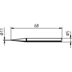 Ersa 0032BD pájecí hrot tužkový Velikost hrotů 1.10 mm Obsah 1 ks