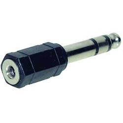 TRU COMPONENTS adaptér jack jack zástrčka 6,3 mm - jack zásuvka 3,5 mm stereo Pólů:3 1 ks